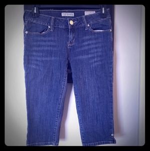 Womens jean capris